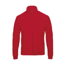 Férfi Felső  hosszú ujjú B&C Full Zip Sweatjacket Unisex - WUI26   Piros   urespolo.hu
