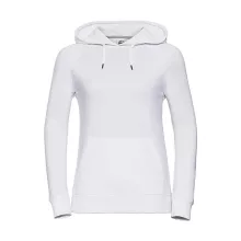 Női kapucnis hosszú ujjú felső Russell Europe Ladies' HD Hooded Sweat M, Fehér