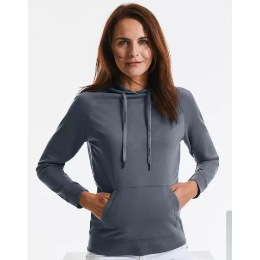 Női kapucnis hosszú ujjú felső Russell Europe Ladies\' HD Hooded Sweat XL, Fehér