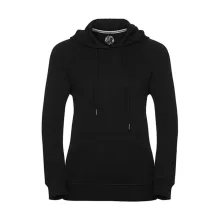 Női kapucnis hosszú ujjú felső Russell Europe Ladies' HD Hooded Sweat XS, Fekete
