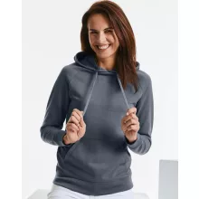 Női kapucnis hosszú ujjú felső Russell Europe Ladies\' HD Hooded Sweat XL, Piros marl