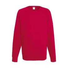 Férfi Pulóver  Hosszú ujjú Fruit of the Loom Lightweight Raglan Sweat   Fekete   urespolo.hu