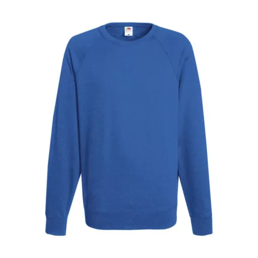 Férfi Pulóver  Hosszú ujjú Fruit of the Loom Lightweight Raglan Sweat   Heather szürke   urespo