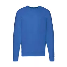Férfi Pulóver  Hosszú ujjú Fruit of the Loom Lightweight Raglan Sweat   Királykék   urespolo.hu