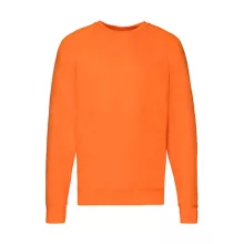 Férfi Pulóver  Hosszú ujjú Fruit of the Loom Lightweight Raglan Sweat   Narancssárga   urespolo
