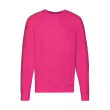Férfi hosszú ujjú pulóver Fruit of the Loom Lightweight Raglan Sweat S, Fuchsia