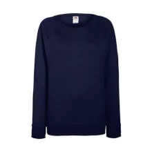 Női hosszú ujjú pulóver Fruit of the Loom Lady-Fit Lightweight Raglan Sweat   Fehér   urespolo.