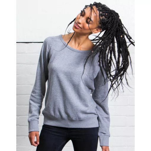 Női hosszú ujjú pulóver Mantis Women\'s Favourite Sweatshirt S, Világos oliva zöld