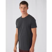 Férfi rövid ujjú organikus póló B and C Organic Inspire Plus T /men T-shirt M, Heather szürke