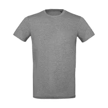 Férfi rövid ujjú organikus póló B and C Organic Inspire Plus T /men T-shirt XL, Heather szürke