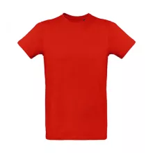 Férfi rövid ujjú organikus póló B and C Organic Inspire Plus T /men T-shirt 3XL, Tűzpiros