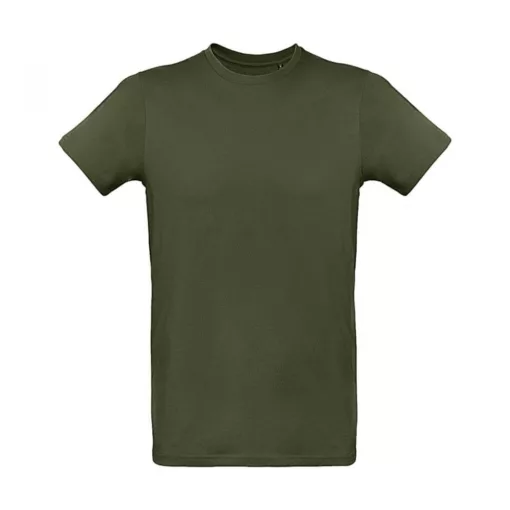 Férfi rövid ujjú organikus póló B and C Organic Inspire Plus T /men T-shirt L, Városi khaki