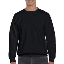 Uniszex Pulóver  Hosszú ujjú Gildan DryBlend Adult Crewneck Sweat   Fekete   urespolo.hu