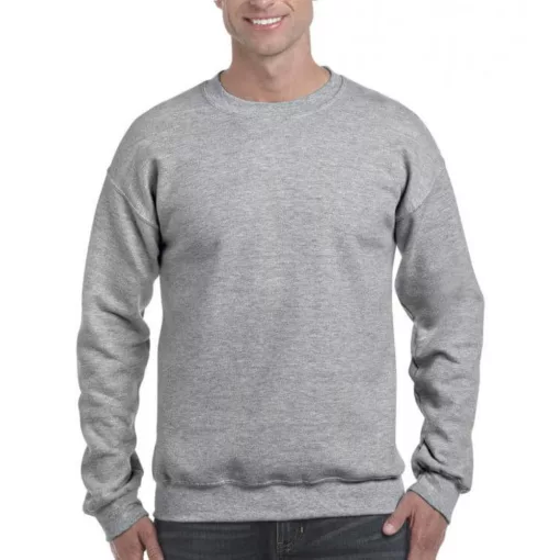 Uniszex Pulóver  Hosszú ujjú Gildan DryBlend Adult Crewneck Sweat   Sötétzöld   urespolo.hu