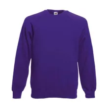 Uniszex Pulóver  Hosszú ujjú Fruit of the Loom Sweatshirt Raglan   Fehér   urespolo.hu