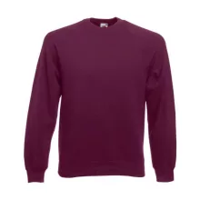 Uniszex Pulóver  Hosszú ujjú Fruit of the Loom Sweatshirt Raglan   Fehér   urespolo.hu