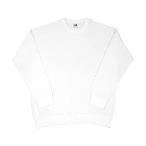 Férfi pulóver  hosszú ujjú SG Raglan Sweat   Fehér   urespolo.hu
