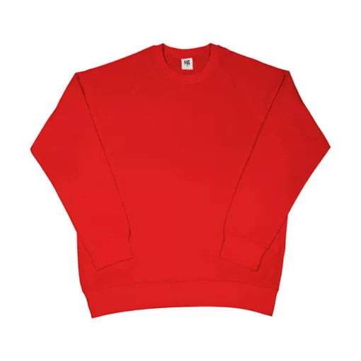 Férfi pulóver  hosszú ujjú SG Raglan Sweat   Piros   urespolo.hu
