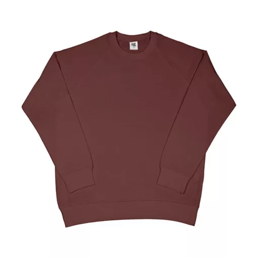 Férfi pulóver  hosszú ujjú SG Raglan Sweat   Burgundi vörös   urespolo.hu