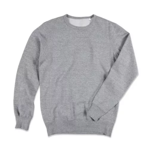Férfi pulóver  hosszú ujjú Stedman Active Sweatshirt   Heather szürke   urespolo.hu