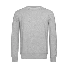 Férfi pulóver  hosszú ujjú Stedman Active Sweatshirt   Heather szürke   urespolo.hu