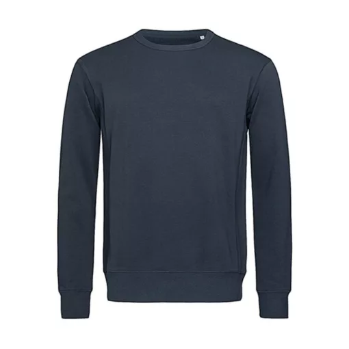 Férfi pulóver  hosszú ujjú Stedman Active Sweatshirt   Blue Midnight   urespolo.hu