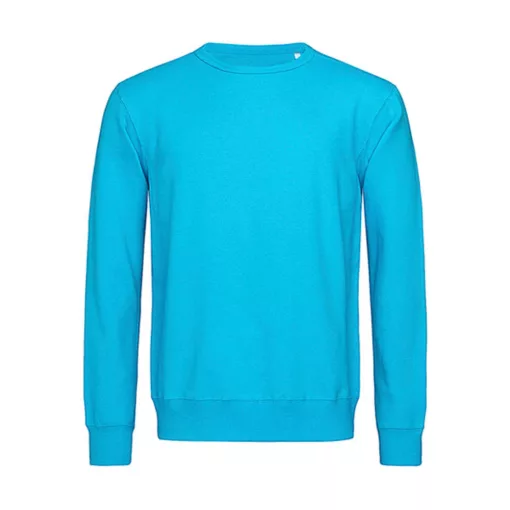Férfi pulóver  hosszú ujjú Stedman Active Sweatshirt   Hawaii kék   urespolo.hu
