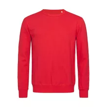 Férfi pulóver  hosszú ujjú Stedman Active Sweatshirt   Karmazsinvörös   urespolo.hu