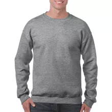 Uniszex Pulóver  Hosszú ujjú Gildan Heavy Blend Adult Crewneck Sweat   Heather grafitszürke   u