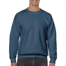 Uniszex Pulóver  Hosszú ujjú Gildan Heavy Blend Adult Crewneck Sweat   Indigókék   urespolo.hu