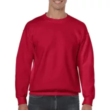 Uniszex Pulóver  Hosszú ujjú Gildan Heavy Blend Adult Crewneck Sweat   Meggypiros   urespolo.hu