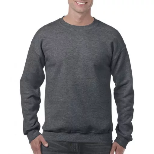 Uniszex Pulóver  Hosszú ujjú Gildan Heavy Blend Adult Crewneck Sweat   Antik meggypiros   uresp