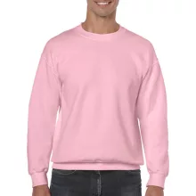 Uniszex Pulóver  Hosszú ujjú Gildan Heavy Blend Adult Crewneck Sweat   Világos rózsaszín (pink)