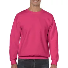 Uniszex Pulóver  Hosszú ujjú Gildan Heavy Blend Adult Crewneck Sweat   Heliconia (sötét rózsasz