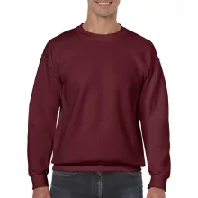 Uniszex Pulóver  Hosszú ujjú Gildan Heavy Blend Adult Crewneck Sweat   Maroon   urespolo.hu
