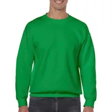 Uniszex Pulóver  Hosszú ujjú Gildan Heavy Blend Adult Crewneck Sweat   Ír zöld   urespolo.hu