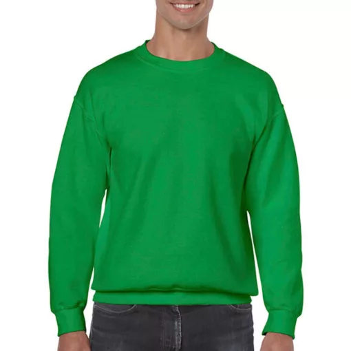 Uniszex Pulóver  Hosszú ujjú Gildan Heavy Blend Adult Crewneck Sweat   Ír zöld   urespolo.hu