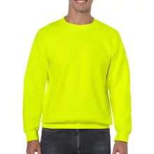 Uniszex Pulóver  Hosszú ujjú Gildan Heavy Blend Adult Crewneck Sweat   Safety zöld   urespolo.h
