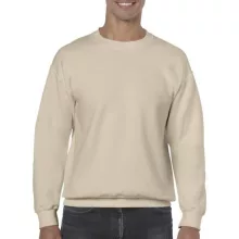 Uniszex Pulóver  Hosszú ujjú Gildan Heavy Blend Adult Crewneck Sweat   Homokbarna   urespolo.hu
