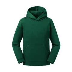 Gyerek kapucnis hosszú ujjú pulóver Russell Europe Kids' Authentic Hooded Sweat S (104/3-4), Sö