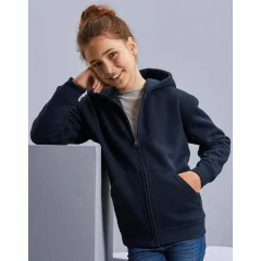 Gyerek kapucnis hosszú ujjú pulóver Russell Europe Kids' Authentic Zipped Hood Sweat S (104/3-4