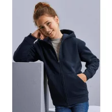 Gyerek kapucnis hosszú ujjú pulóver Russell Europe Kids\' Authentic Zipped Hood Sweat S (104/3-4