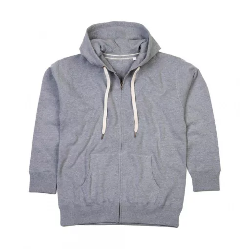 Női kapucnis hosszú ujjú pulóver Mantis Women's Superstar Zip Through Hoodie XL, Heather szürke