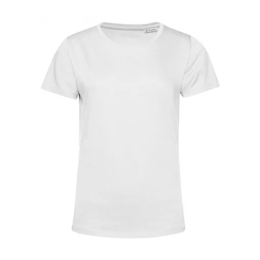 Női rövid ujjú organikus póló B and C #Organic E150 /women M, Fehér