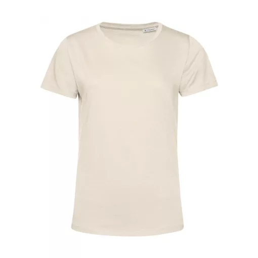 Női rövid ujjú organikus póló B and C #Organic E150 /women M, Törtfehér
