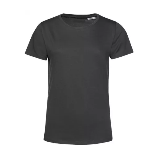 Női rövid ujjú organikus póló B and C #Organic E150 /women XL, Aszfalt szürke
