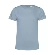 Női rövid ujjú organikus póló B and C #Organic E150 /women XL, Kék köd