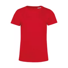 Női rövid ujjú organikus póló B and C #Organic E150 /women 2XL, Piros