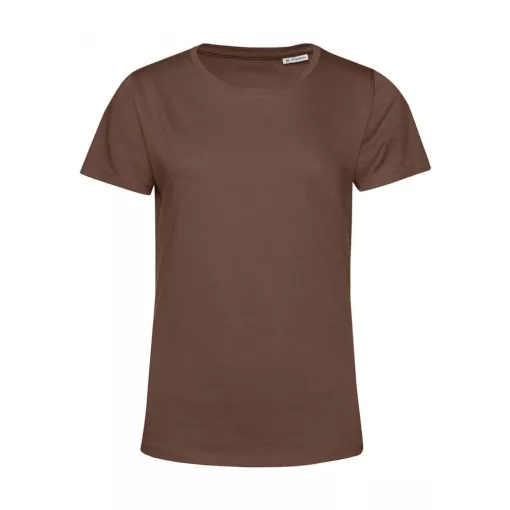 Női rövid ujjú organikus póló B and C #Organic E150 /women L, Mocha