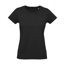 Női rövid ujjú organikus póló B and C Organic Inspire Plus T /women T-shirt S, Fekete